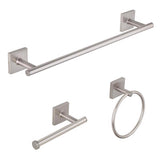 OakBrook Collection Brushed Nickel Silver Die Cast Zinc Towel Holder