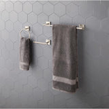 OakBrook Collection Brushed Nickel Silver Die Cast Zinc Towel Holder