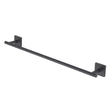 OakBrook Collection Matte Black Towel Bar 18 in. L Die Cast Zinc
