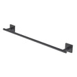 OakBrook Collection Matte Black Towel Bar 24 in. L Die Cast Zinc