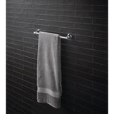 OakBrook Collection Chrome Towel Bar 18 in. L Die Cast Zinc