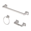 OakBrook Collection Brushed Nickel Die Cast Zinc Bath Hardware Set