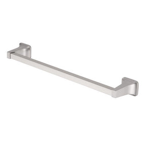 OakBrook Collection Brushed Nickel Towel Bar 18 in. L Die Cast Zinc