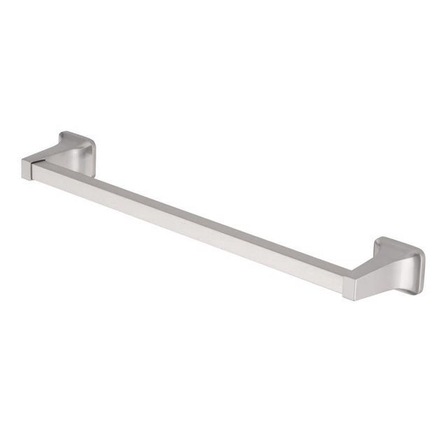 OakBrook Collection Brushed Nickel Towel Bar 18 in. L Die Cast Zinc