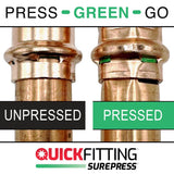 QuickFitting 3/4 in. Press each Press each Copper 90 Degree Elbow