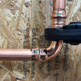 QuickFitting 3/4 in. FTG in. X 3/4 in. D Press in. Copper 90 Degree Street Elbow