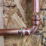 QuickFitting 3/4 in. Press in. X 3/4 in. D Press in. Copper 90 Degree Elbow 10 pk