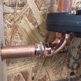 QuickFitting 3/4 in. Press in. X 3/4 in. D Press in. Copper 90 Degree Elbow 10 pk