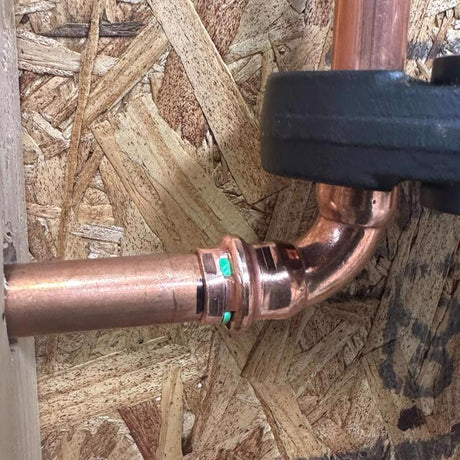QuickFitting 3/4 in. Press in. X 3/4 in. D Press in. Copper 90 Degree Elbow 10 pk