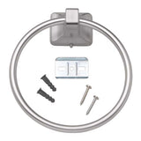 OakBrook Collection Brushed Nickel Towel Ring Die Cast Zinc