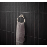 OakBrook Collection Brushed Nickel Towel Ring Die Cast Zinc