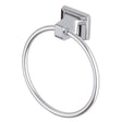 OakBrook Collection Chrome Towel Ring Die Cast Zinc