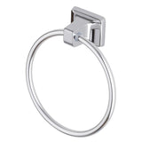 OakBrook Collection Chrome Towel Ring Die Cast Zinc