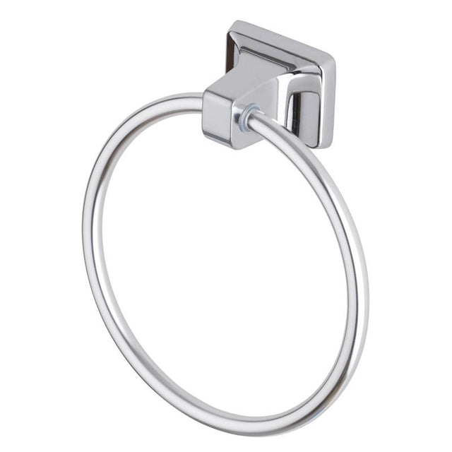 OakBrook Collection Chrome Towel Ring Die Cast Zinc