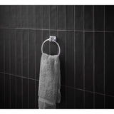 OakBrook Collection Chrome Towel Ring Die Cast Zinc
