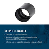 Proline BK Products 1-1/2 in. Hub Sizes X 1-1/2 in. D Hub Sizes Neoprene/Stainless Steel No Hub Coup