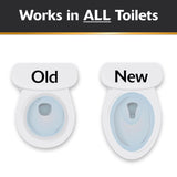 Korky Toilet Plunger and Caddy 13.75 in. L X 6 in. D, Pack of 4