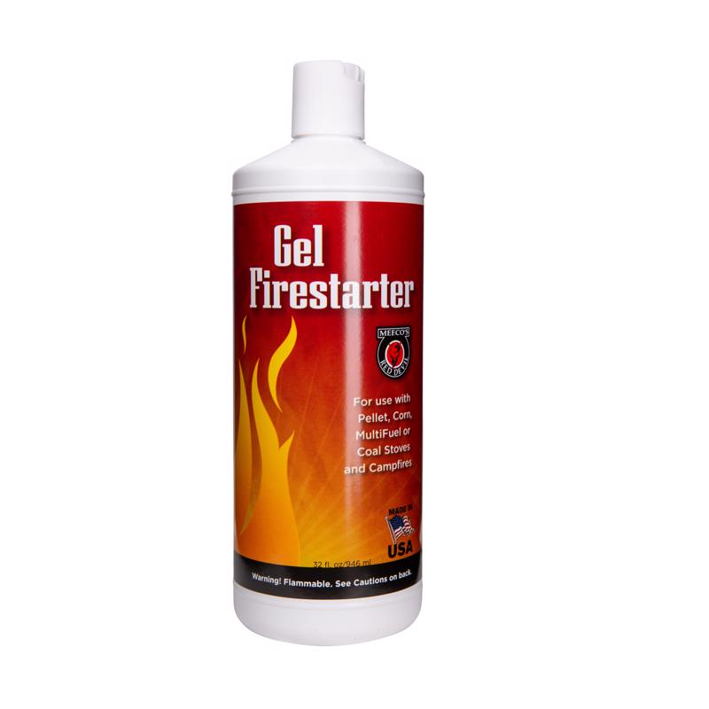 MEECO'S RED DEVIL Gelled Alcohol Fire Starter 10 min 32 fl. oz., Pack of 12