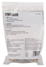 ProSource H-014-AB Coat and Hat Hook, 33 lb, 2-Hook, 1-1/2 in Opening, Zinc, Antique Brass