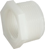 Anderson Metals 53610-1208 Reducing Pipe Bushing, 3/4 x 1/2 in, Male x Female Thread, Nylon, 150 psi Pressure