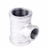 STZ Industries 1 in. FIP X 1 in. D FIP 0.5 in. D FIP Galvanized Malleable Iron Reducing Tee