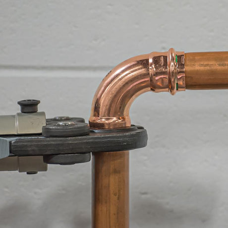 QuickFitting 1-1/2 in. Press in. Press in. Copper 90 Degree Elbow