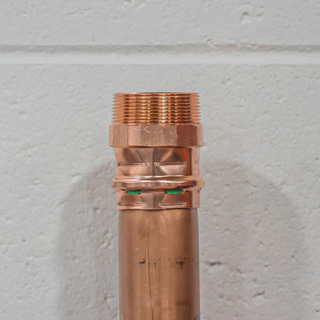 QuickFitting 2 in. Press in. MNPT in. Copper Adapter