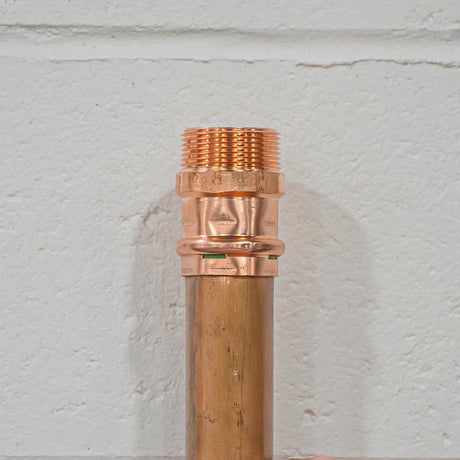 QuickFitting 1-1/2 in. Press in. MNPT in. Copper Adapter