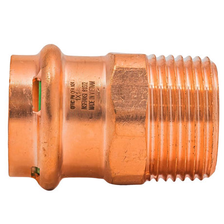 QuickFitting 1 in. Press in. MNPT in. Copper Adapter