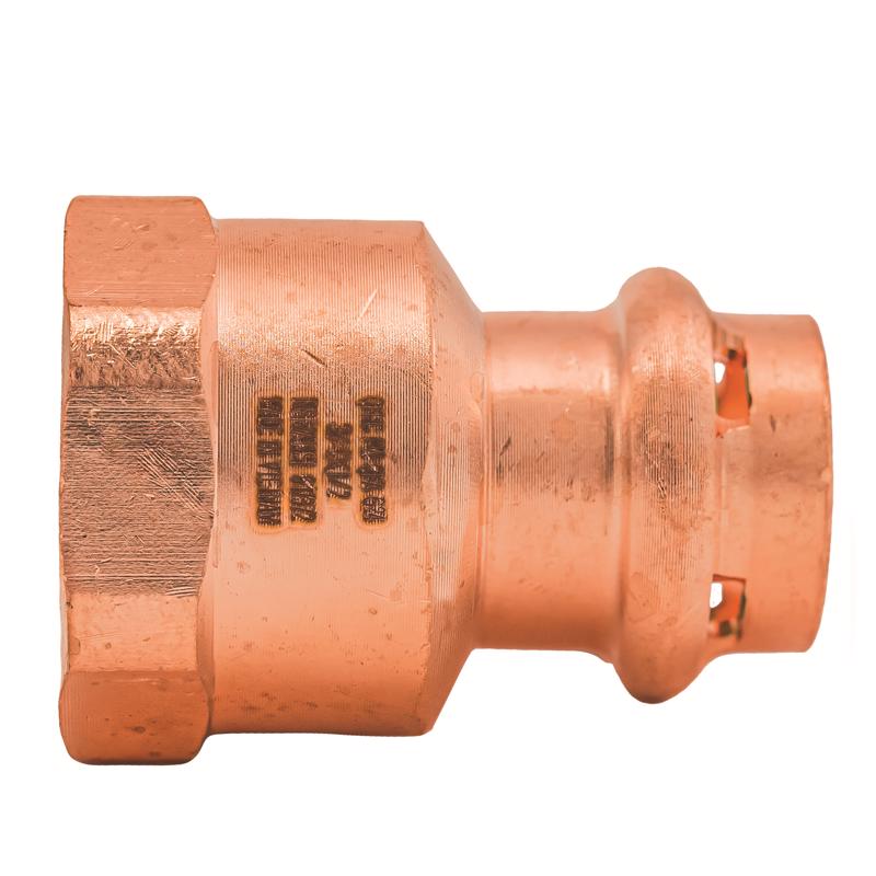 QuickFitting 1/2 in. Press in. FNPT in. Copper Adapter