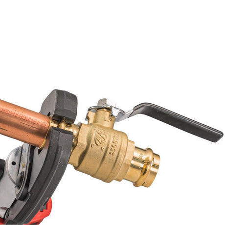 QuickFitting 1 in. Brass Press Ball Valve