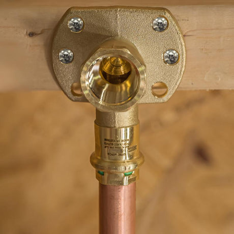 QuickFitting 1/2 in. Press in. Brass 90 Degree Elbow