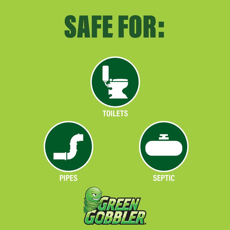 Green Gobbler Powder Septic Tank Treatment 27 oz, Pack of 4