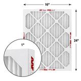 AAF Flanders PREpleat LPD SC M10 16 in. W X 24 in. H X 1 in. Synthetic 10 MERV Pleated Air Filter 1, Pack of 12