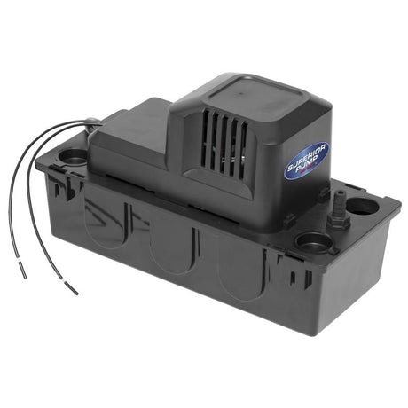 Superior Pump 88 gph Thermoplastic Switchless Switch Condensate Removal Pump