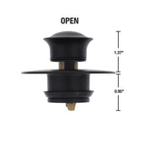 Danco 3 in. Matte Black Round Drain Cover