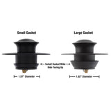 Danco 3 in. Matte Black Round Drain Cover