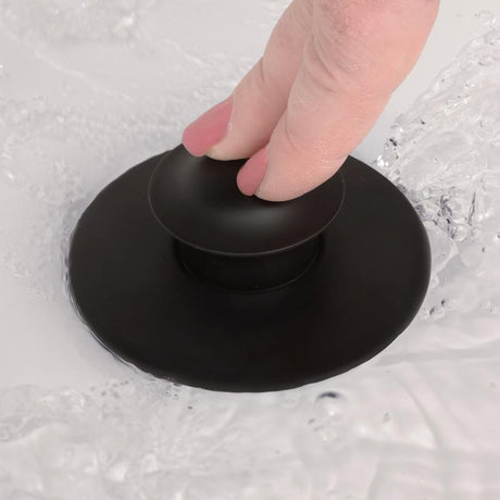 Danco 3 in. Matte Black Round Drain Cover