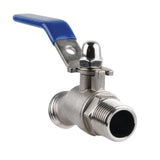 Homewerks 1/2 in. MIP in. X 3/4 in. Garden Hose Thread Stainless Steel Bent Nose Hose Bibb
