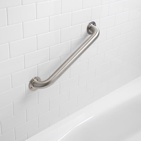 Homewerks Brushed Gray Grab Bar Stainless Steel 1-1/2 in. H X 42 in. L