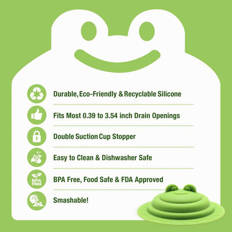 Danco 3.75 in. Green Silicone Sink Stopper