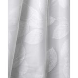 Zenna Home 72 in. H X 70 in. W White Just Leaves Shower Curtain PEVA, Pack of 3