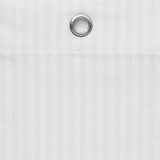 Zenna Home 72 in. H X 70 in. W White Striped Shower Curtain Liner Fabric, Pack of 4