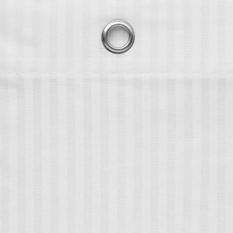 Zenna Home 72 in. H X 70 in. W White Striped Shower Curtain Liner Fabric, Pack of 4