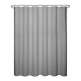 Zenna Home 72 in. H X 70 in. W Grey Spa Waffle Shower Curtain Fabric, Pack of 3