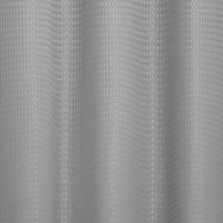 Zenna Home 72 in. H X 70 in. W Grey Spa Waffle Shower Curtain Fabric, Pack of 3