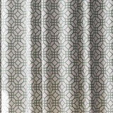 Zenna Home 72 in. H X 70 in. W Green Geometric Shower Curtain Fabric, Pack of 3