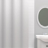 Zenna Home 72 in. H Frosted Shower Curtain Liner PEVA