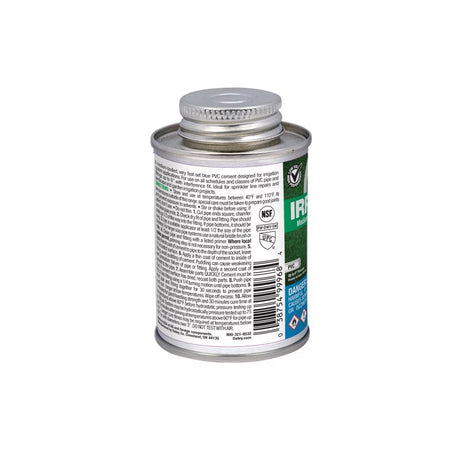 Oatey Blue Solvent Cement For PVC 4 fl. oz.