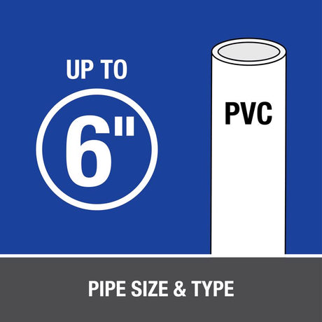 Oatey Blue Solvent Cement For PVC 4 fl. oz.